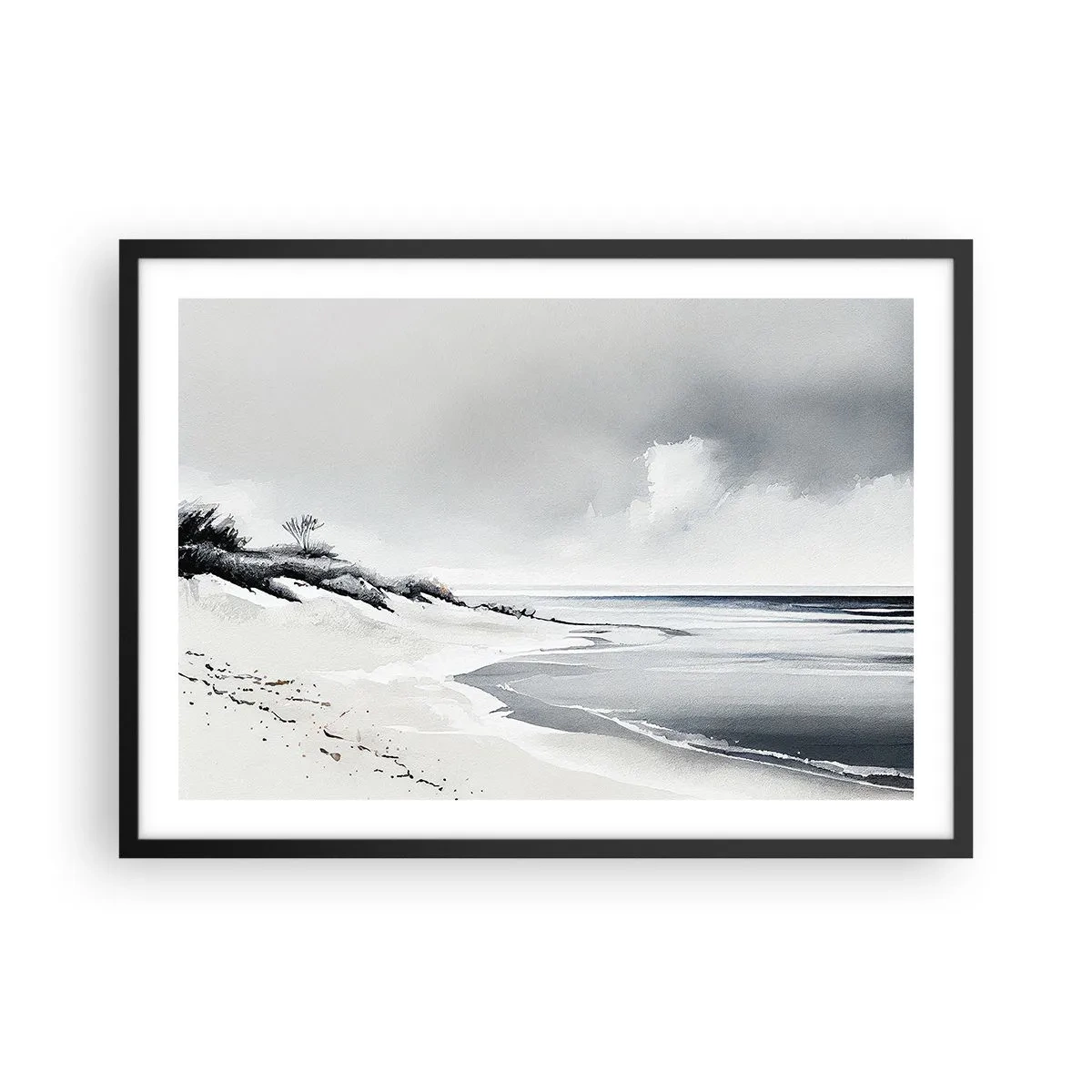 Affisch i svart ram - Alltid tillsammans - 70x50 cm