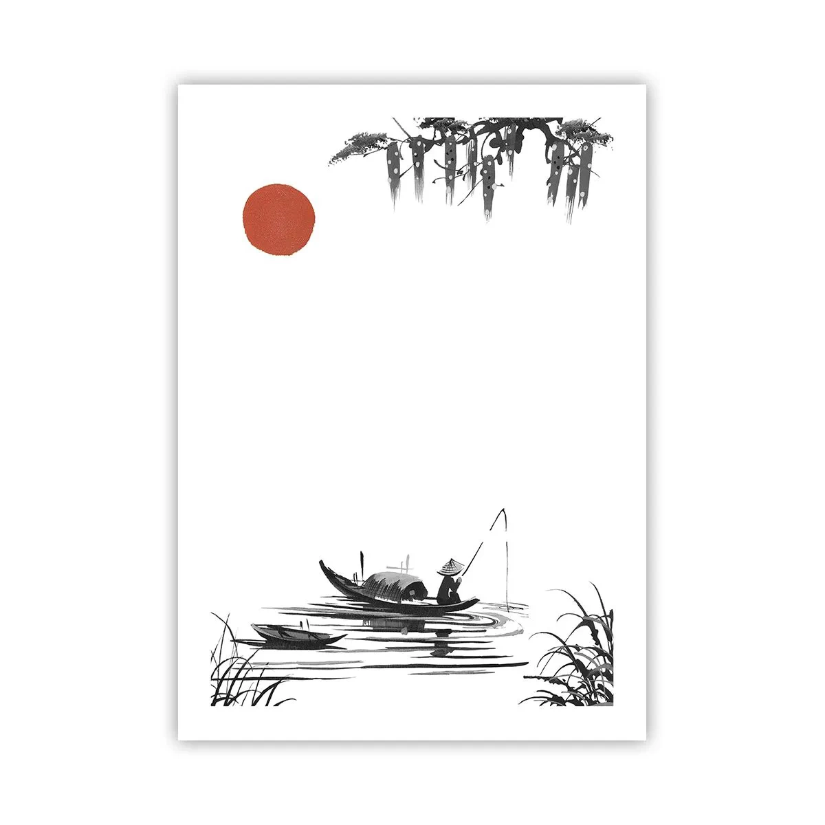 Affisch - Asiatisk eftermiddag - 50x70 cm