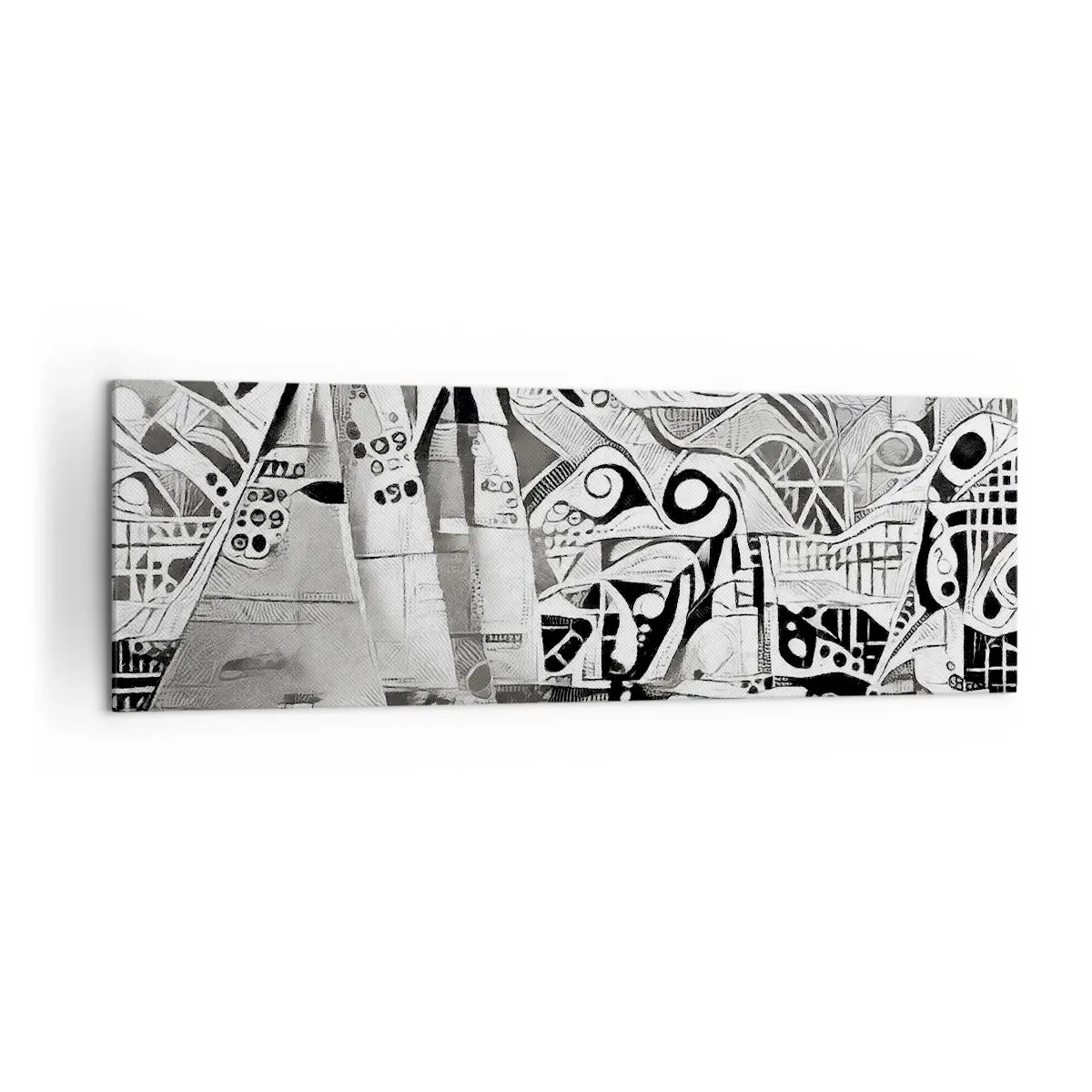 Canvastavla - Bild på duk - Mellan vågorna - 160x50 cm