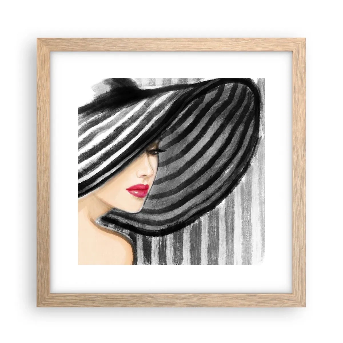 Affisch i ram av ljusek - Var hittar jag dig? - 30x30 cm