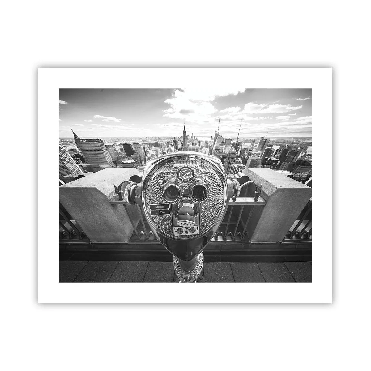 Affisch - Stad över städerna - 50x40 cm