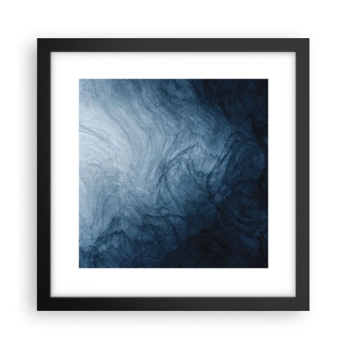Affisch i svart ram - Nå djupt in - 30x30 cm