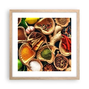 Affisch i ram av ljusek - Ta vad du vill - 40x40 cm