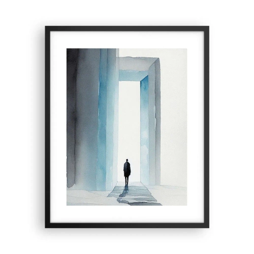 Affisch i svart ram - Lev utan gränser - 40x50 cm