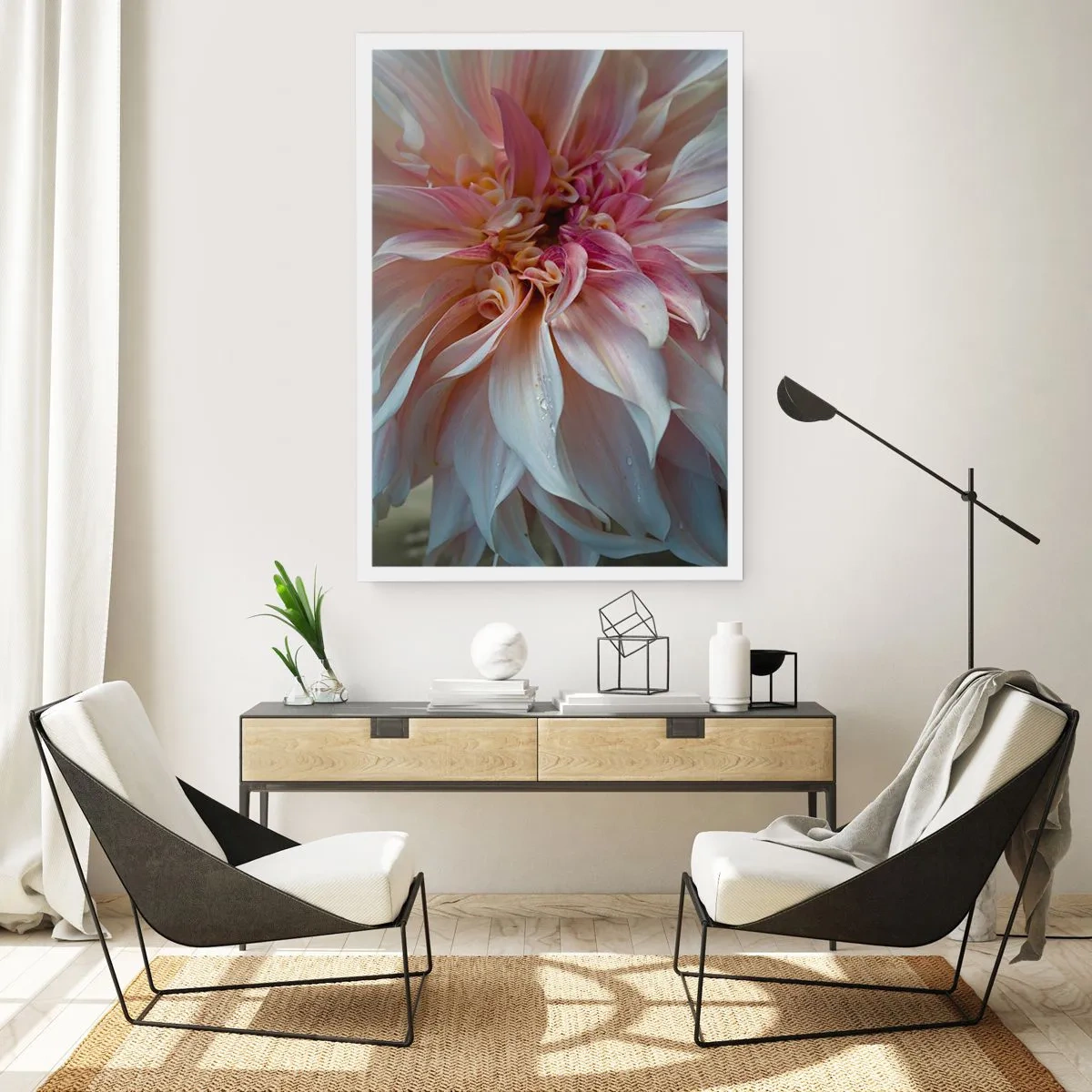Affisch - Blommande friskhet - 30x40 cm