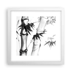 Affisch i vit ram - Inzoomad orient - 30x30 cm