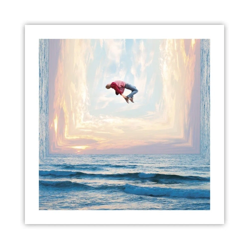 Affisch - Till en annan dimension - 50x50 cm