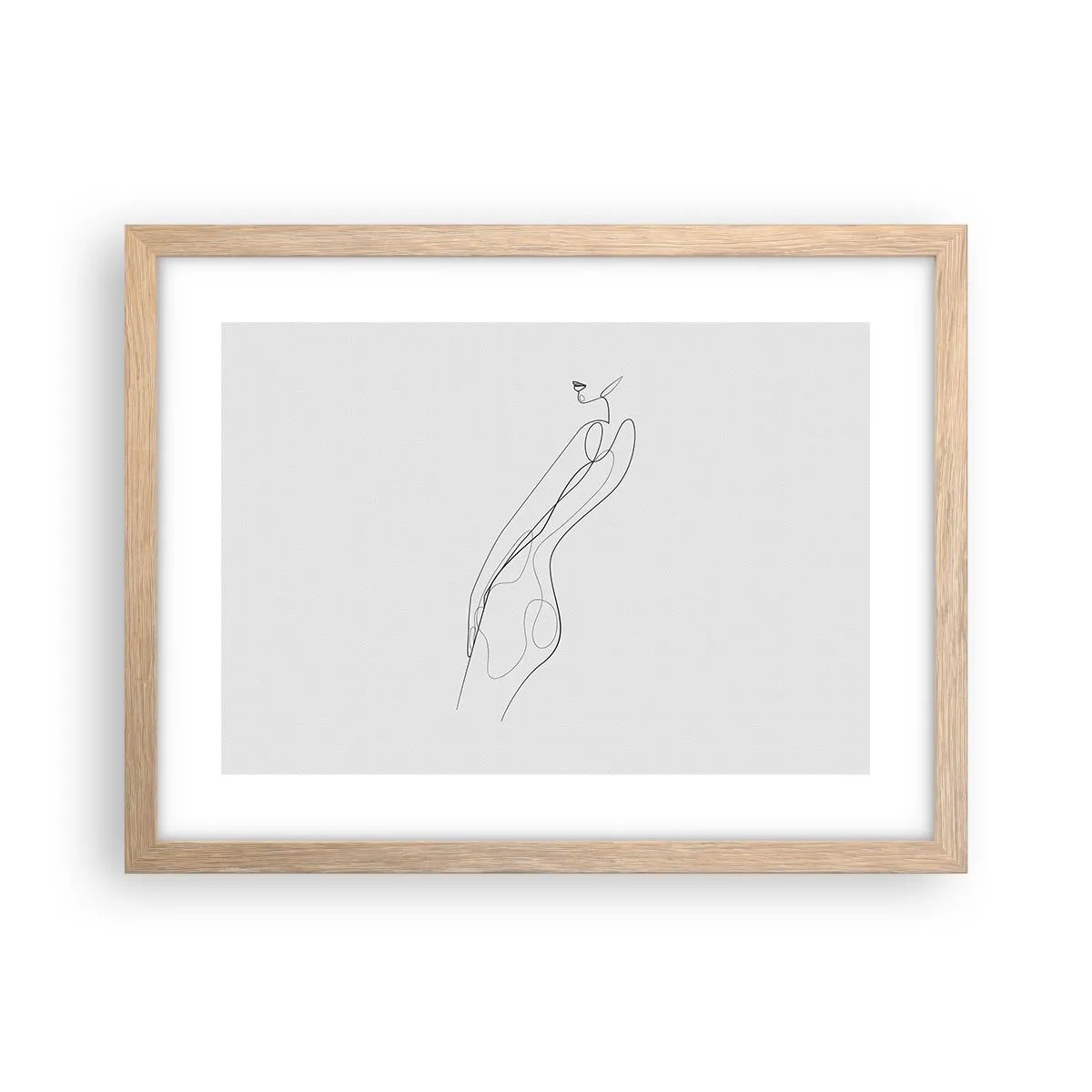 Affisch i ram av ljusek - Bara en utfästelse - 40x30 cm