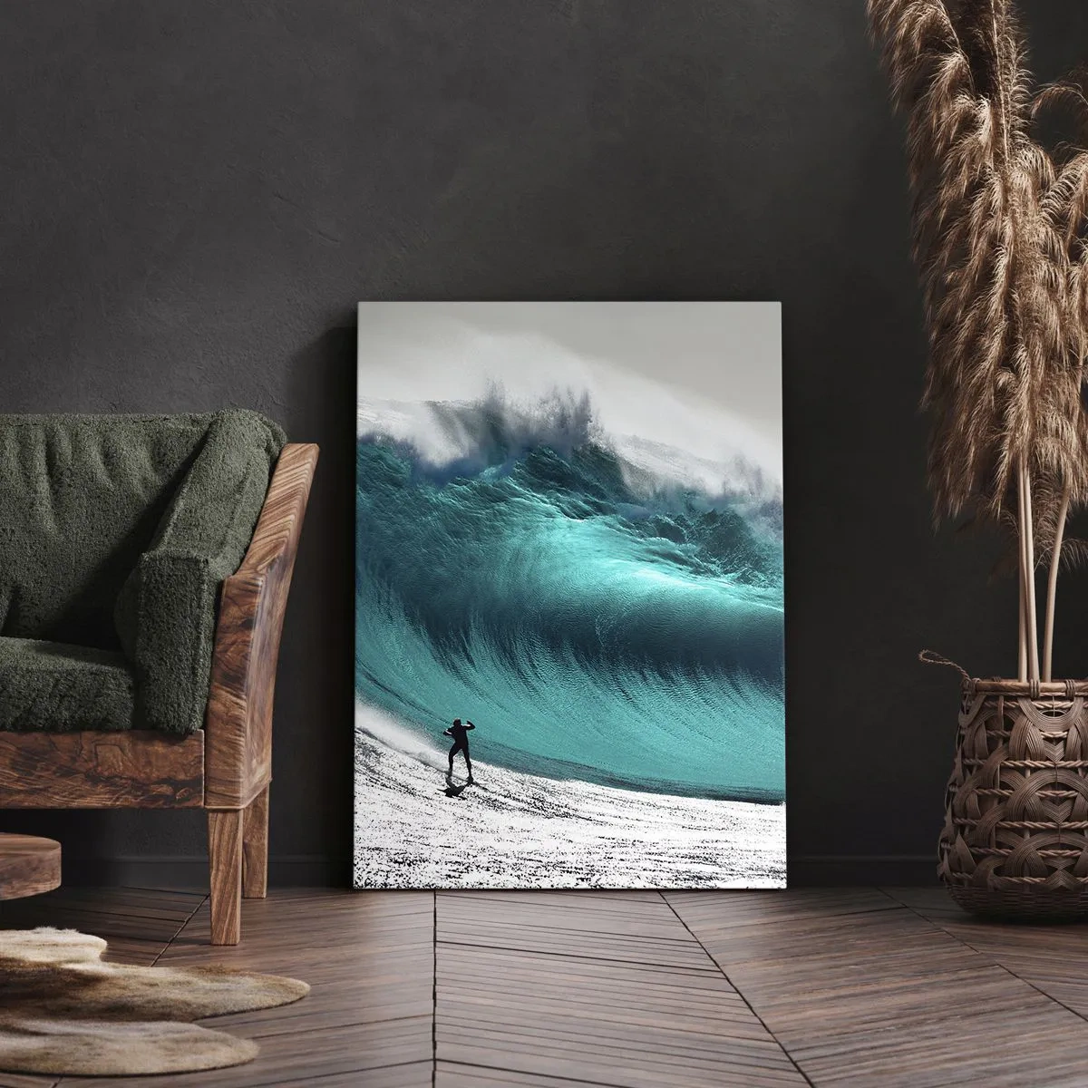 Canvastavla - Bild på duk - Utmaningen accepterad - 50x70 cm
