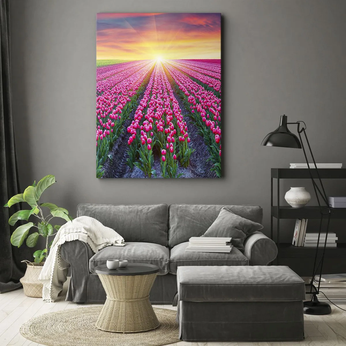 Canvastavla - Bild på duk - Skönhetsfarmen - 70x100 cm