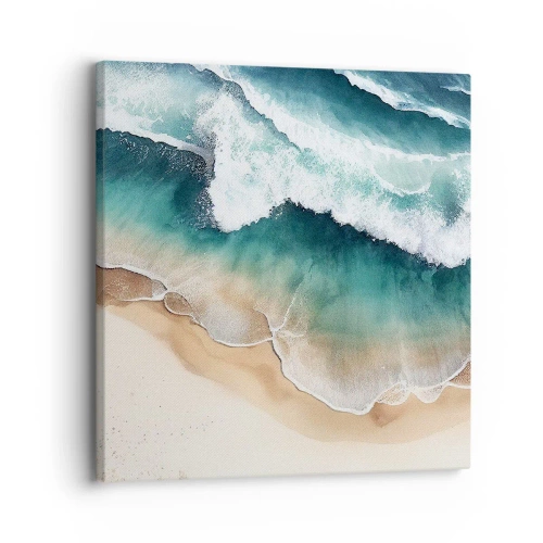 Canvastavla - Bild på duk - Ett evigt möte - 30x30 cm