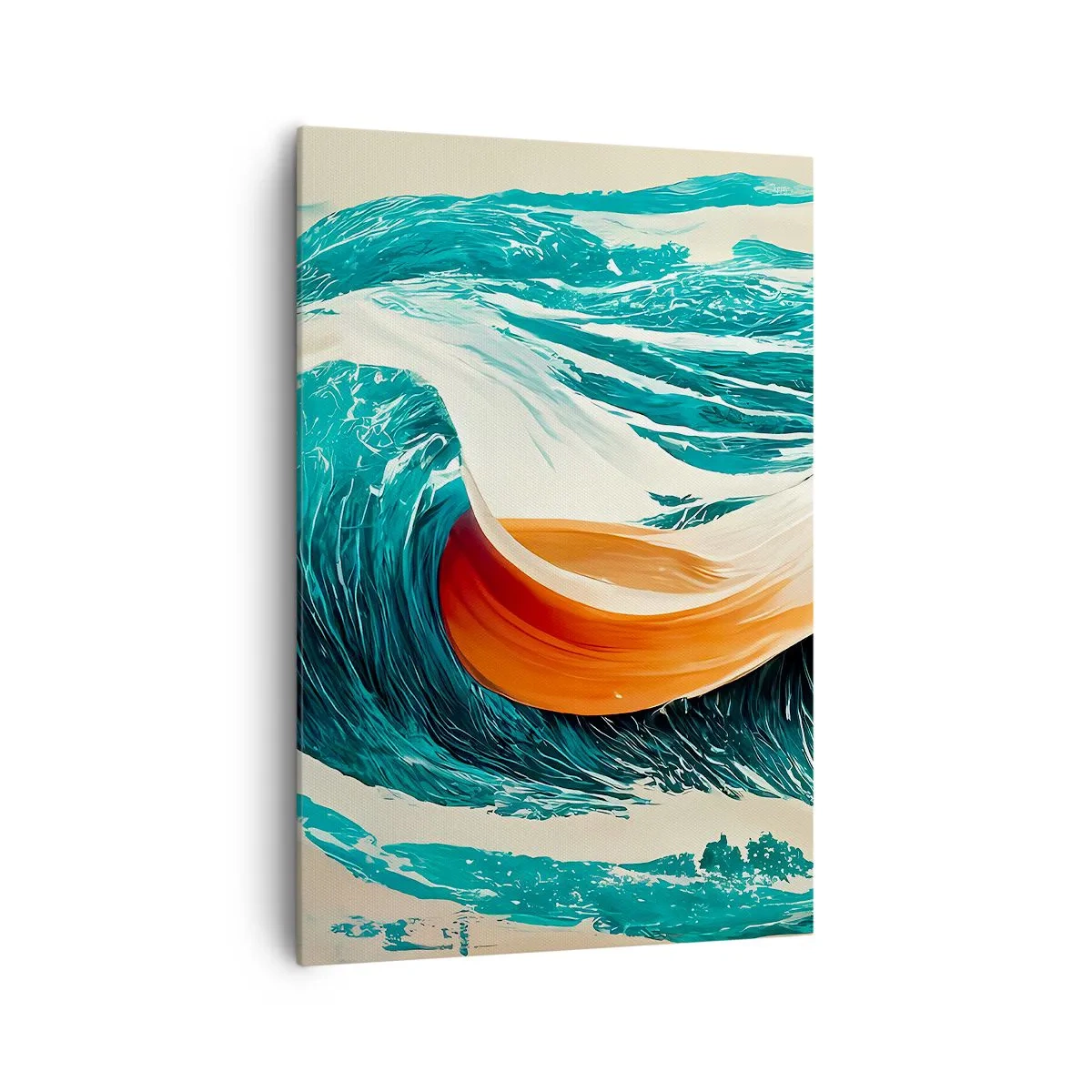 Canvastavla - Bild på duk - Surfarens dröm - 70x100 cm