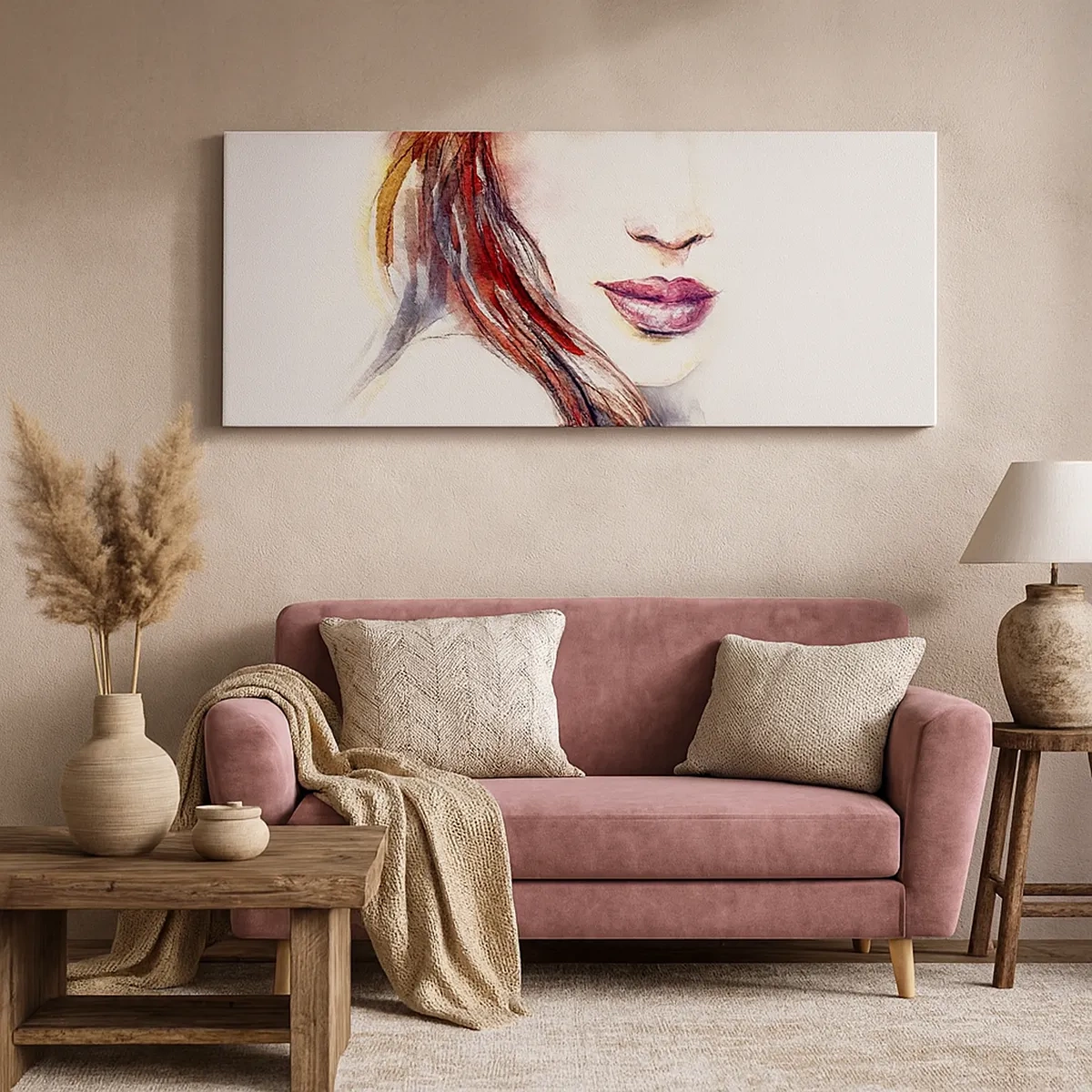 Canvastavla - Bild på duk - Vademecum - följ efter mig - 30x30 cm