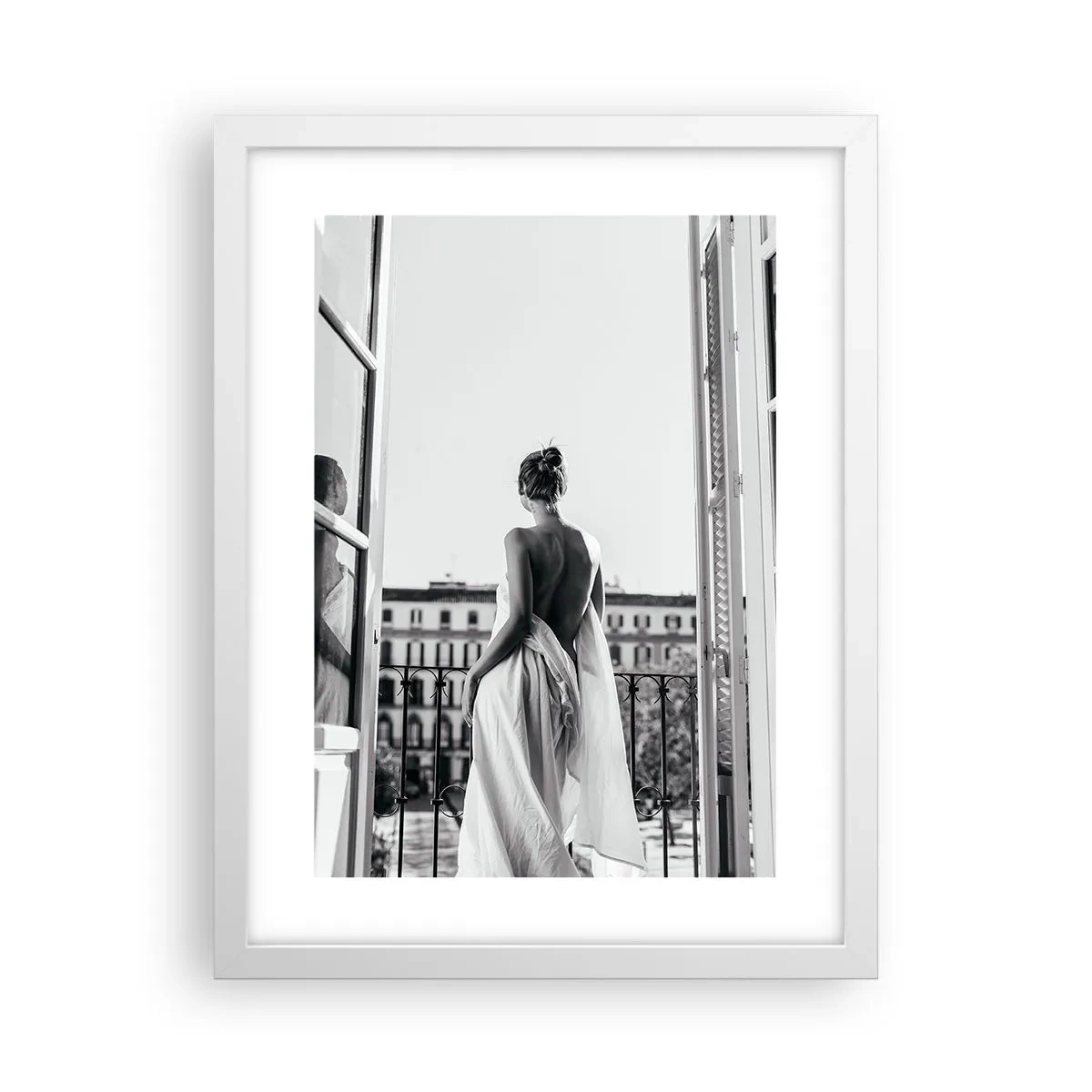 Affisch i vit ram - Sinnen vaknar - 30x40 cm