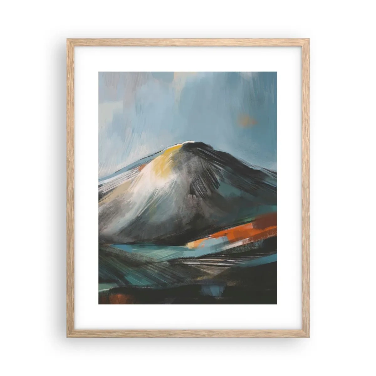 Affisch i ram av ljusek - Råa och vackra - 40x50 cm