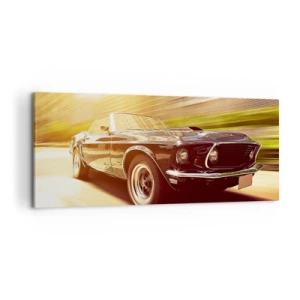 Canvastavla - Bild på duk - 1967 - legendaren är tillbaka - 100x40 cm