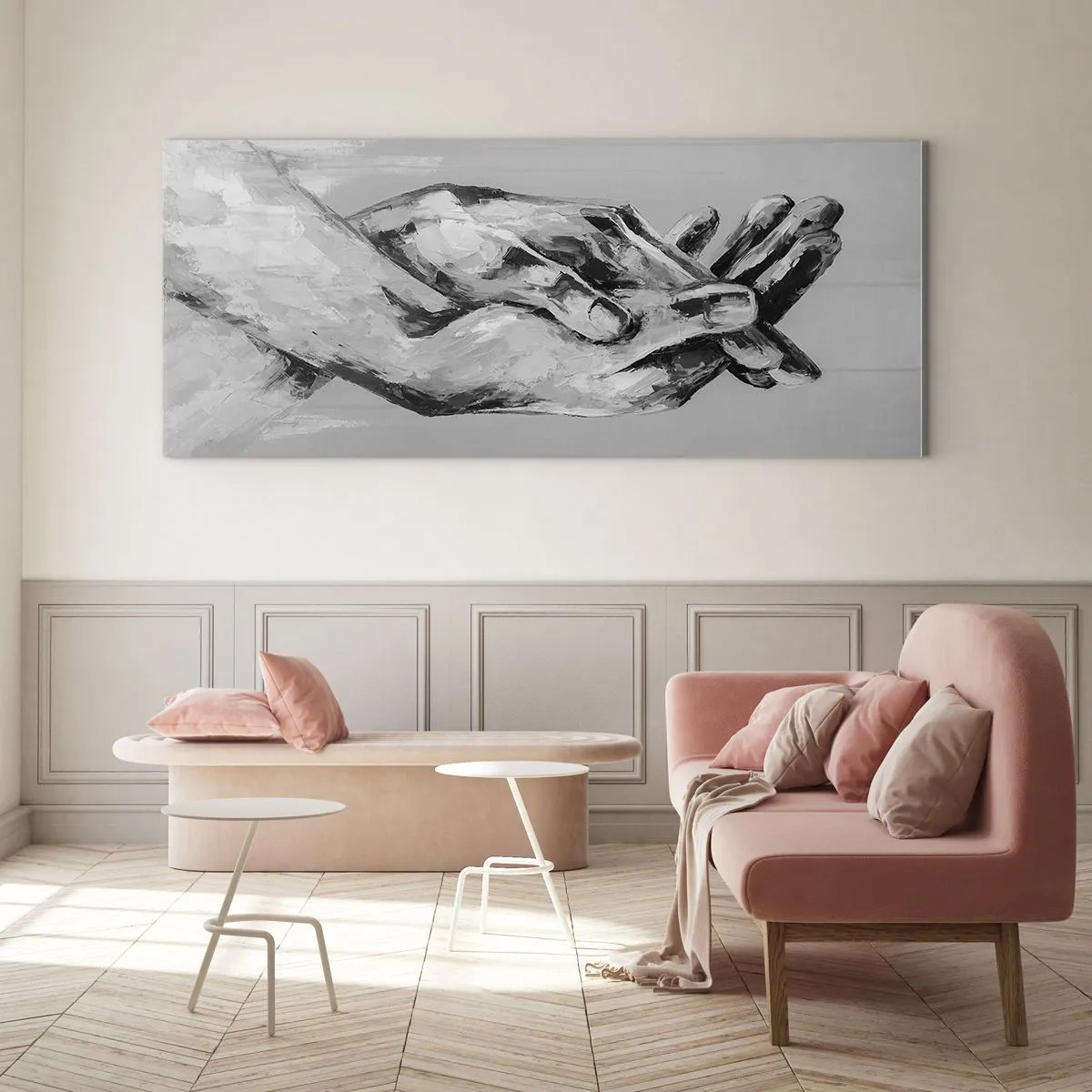 Glastavla - Bild på glas - Början... - 120x50 cm