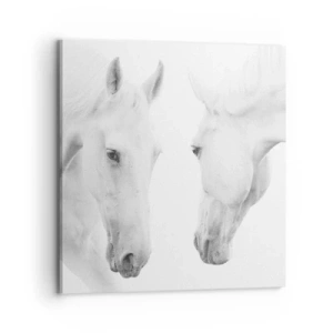 Canvastavla - Bild på duk - Är det vänskap…? - 70x70 cm