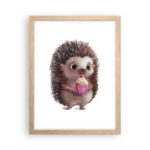 Affisch i ram av ljusek - Varje dag är helgdag - 30x40 cm