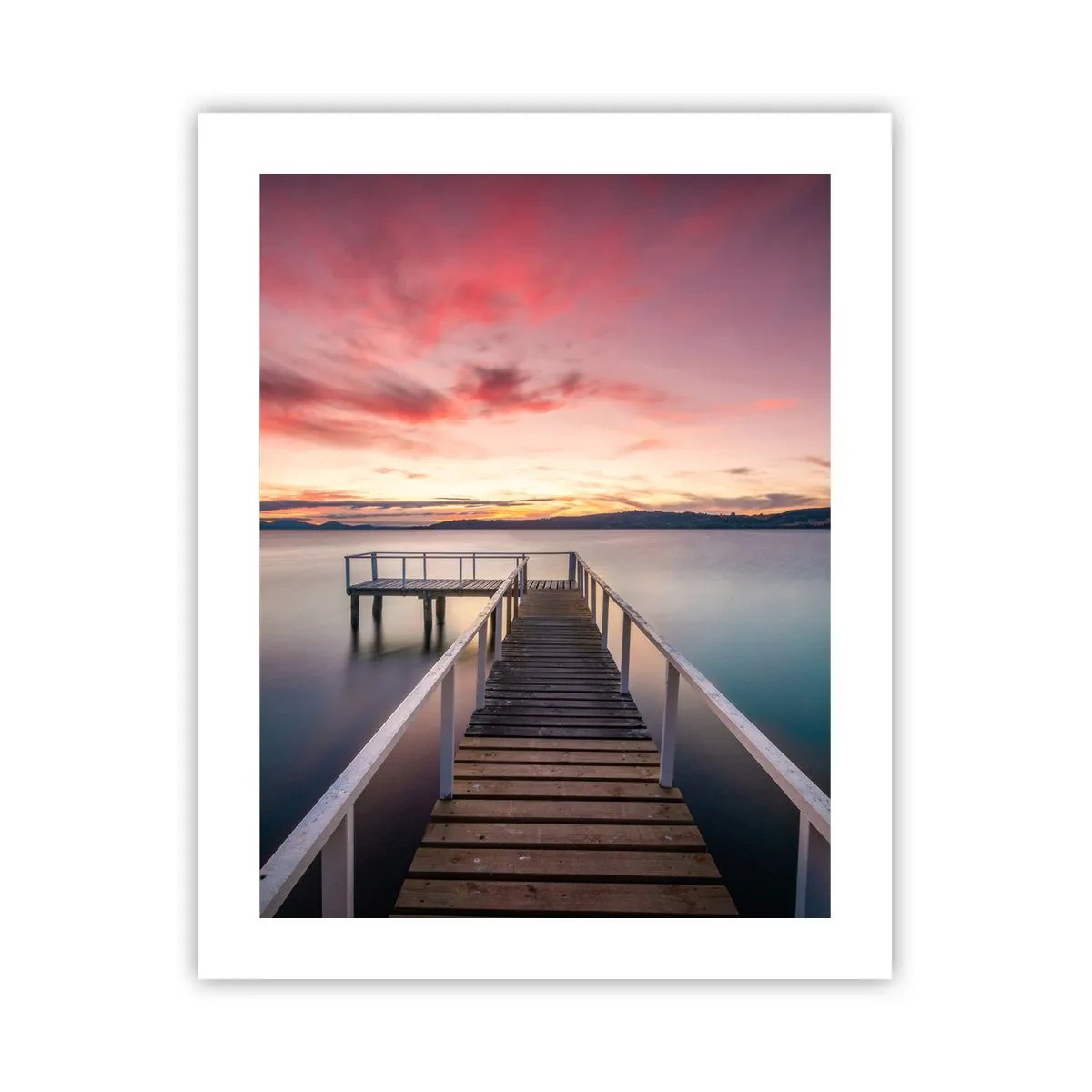 Affisch - Kvällens milda låga - 40x50 cm