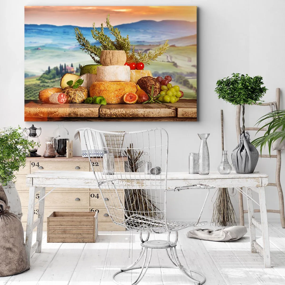 Canvastavla - Bild på duk - Italiensk livsglädje - 120x80 cm