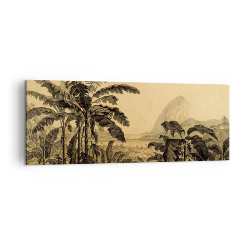 Canvastavla - Bild på duk - I kolonial stämning - 140x50 cm