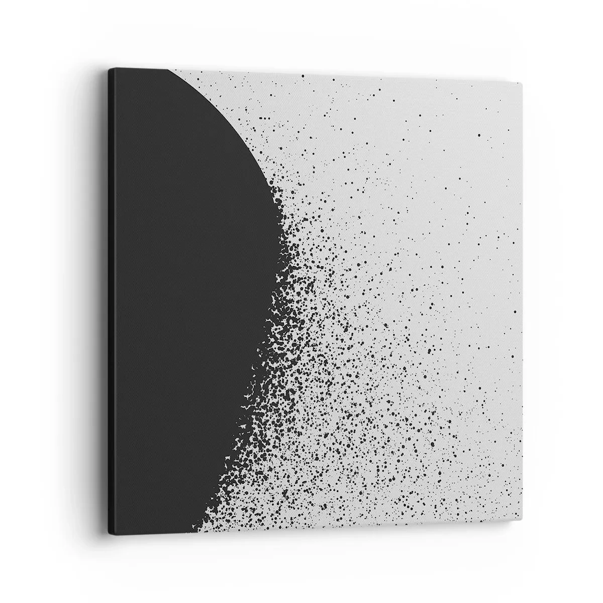 Canvastavla - Bild på duk - Partiklarnas rörelse - 40x40 cm