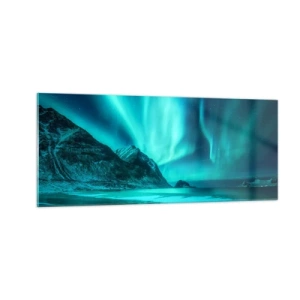 Glastavla - Bild på glas - Nordens underverk - 100x40 cm