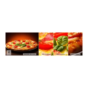 Fototapet Prov Standard Eco - Mamma mia! - Gastronomi, Pizza, Italien - 100x30 cm