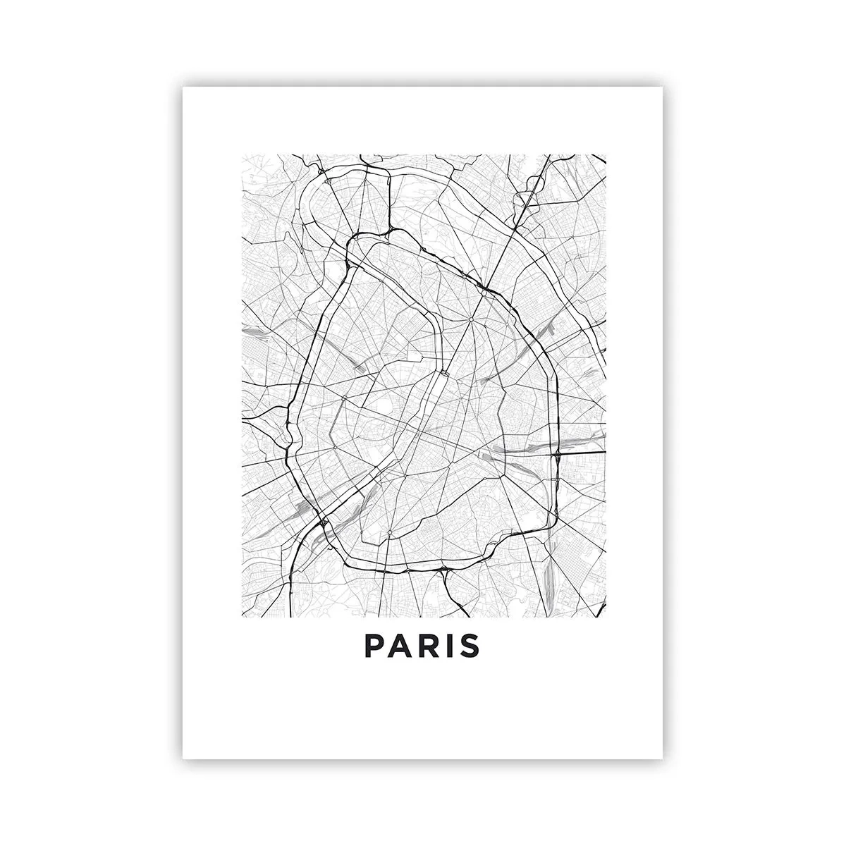 Affisch - Paris blomma - 50x70 cm