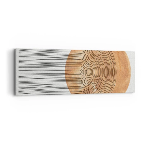 Canvastavla - Bild på duk - En solig komposition - 90x30 cm