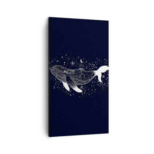 Canvastavla - Bild på duk - I universumets hav - 45x80 cm