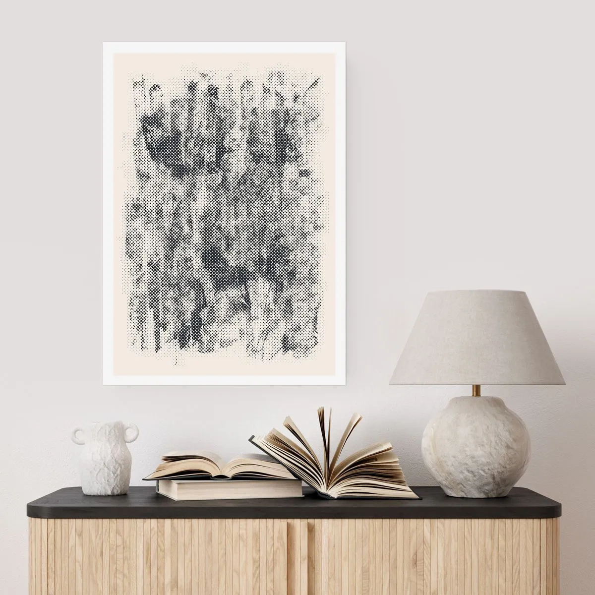 Affisch - Dimmig komposition - 70x100 cm