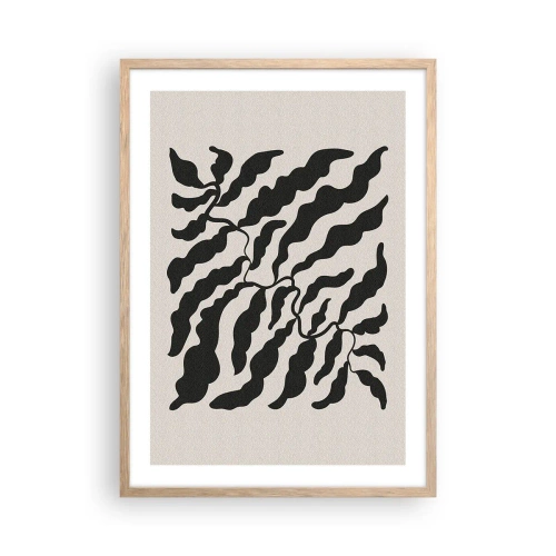 Affisch i ram av ljusek - Kvadratens natur - 50x70 cm