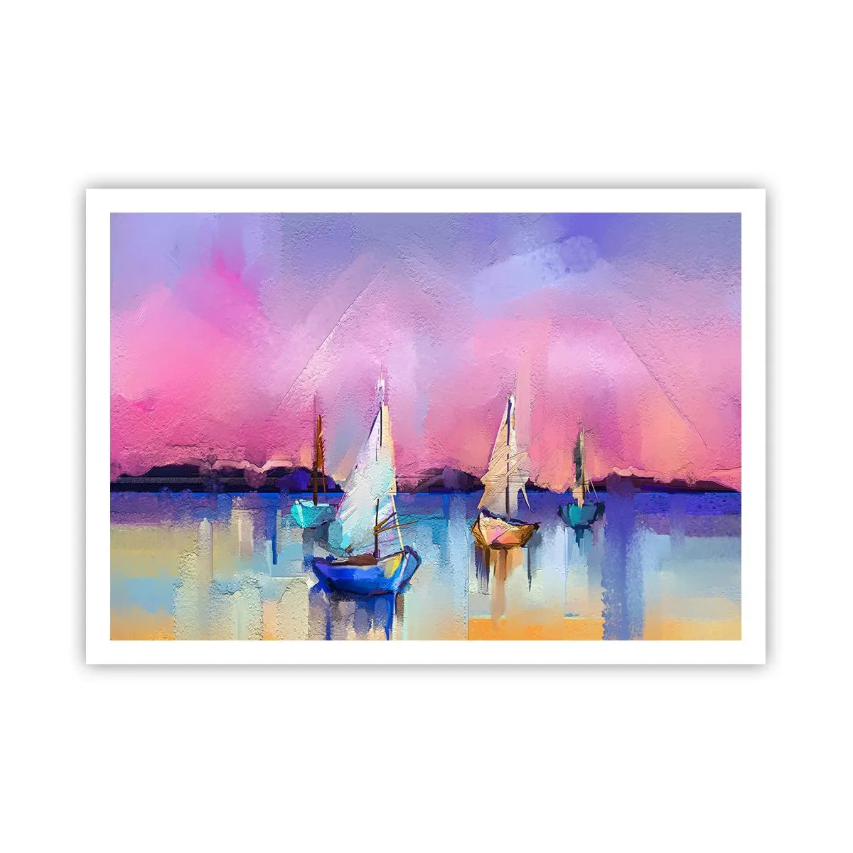 Affisch - Riktning: öppet vatten - 100x70 cm