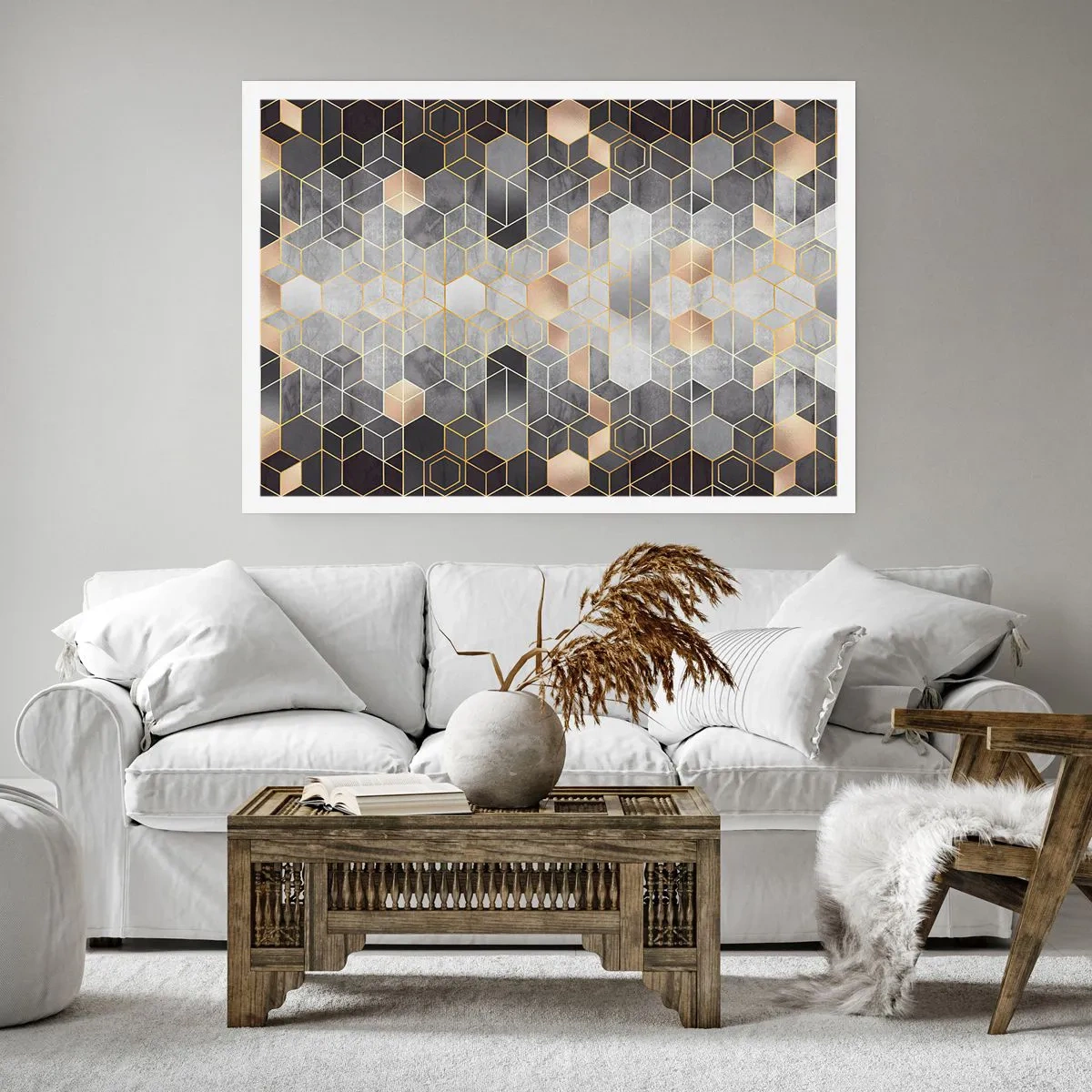 Affisch - Diamantkomposition - 100x70 cm