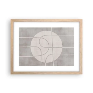 Affisch i ram av ljusek - Cirkulärt och rakt fram - 40x30 cm