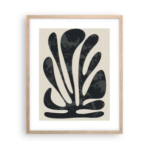 Affisch i ram av ljusek - Abstraktion med flera fingrar - 40x50 cm