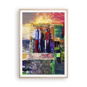 Affisch i ram av ljusek - Relationer och emotioner - 70x100 cm