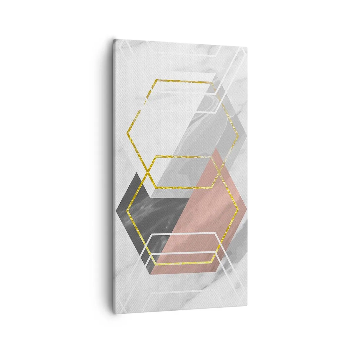 Canvastavla - Bild på duk - Kedjekomposition - 55x100 cm