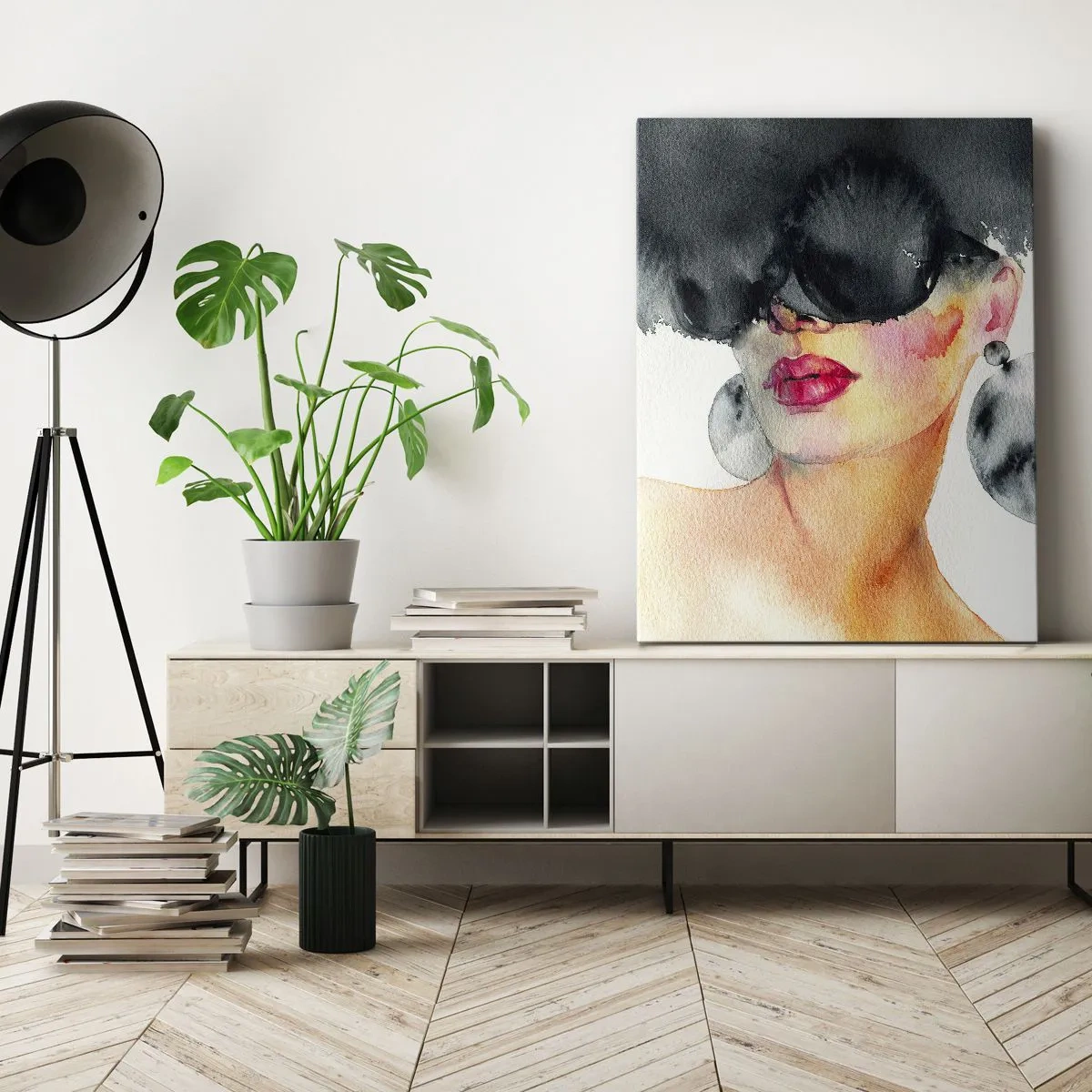 Canvastavla - Bild på duk - Elegansens hemlighet - 50x70 cm
