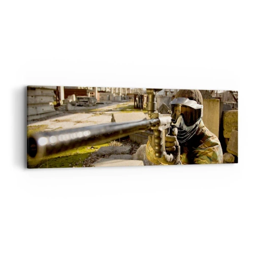 Canvastavla - Bild på duk - Du kan också bli hjälte - 90x30 cm