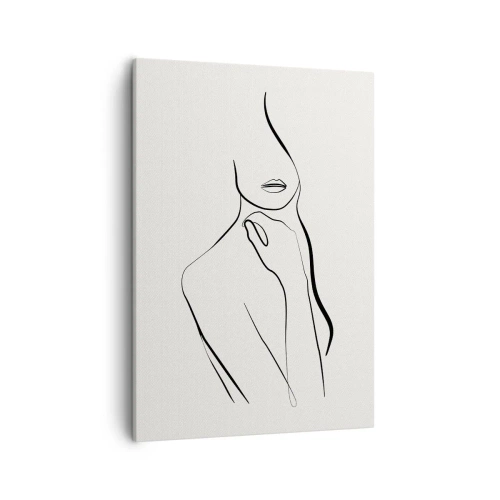 Canvastavla - Bild på duk - Melankolins våg - 50x70 cm