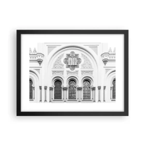 Affisch i svart ram - På gränsen mellan kulturer - 40x30 cm