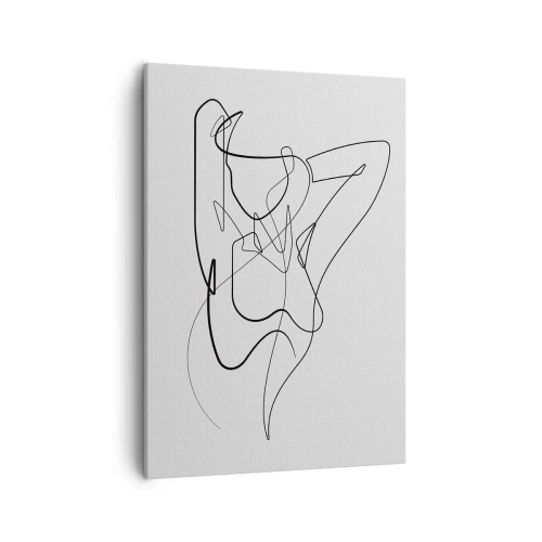 Canvastavla - Bild på duk - Hurdan du är... - 50x70 cm
