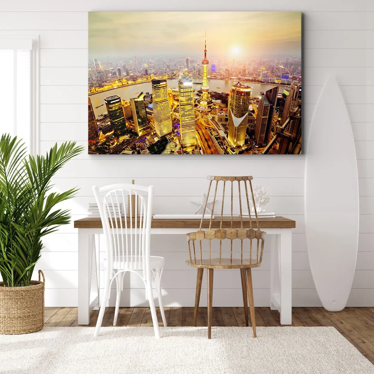 Canvastavla - Bild på duk - Asiatisk dröm - 120x80 cm