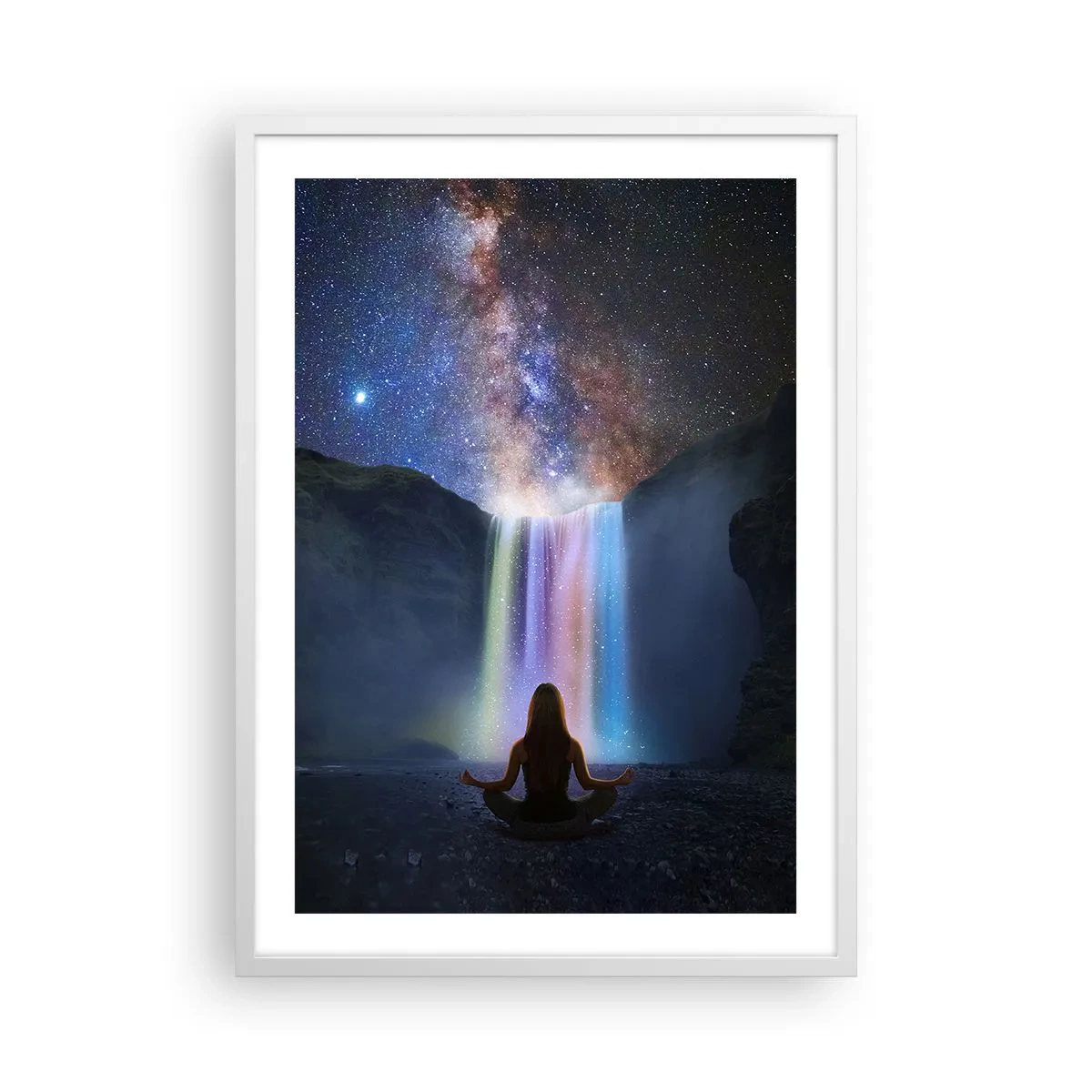 Affisch i vit ram - Absolut harmoni - 50x70 cm