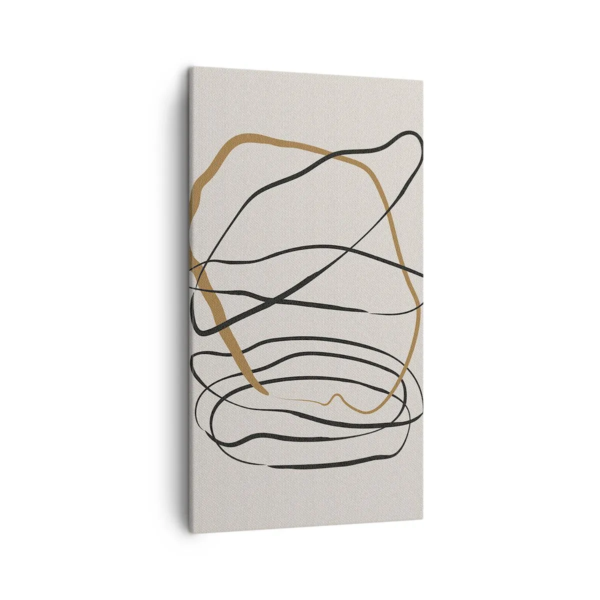 Canvastavla - Bild på duk - Komposition: besittande dans - 45x80 cm