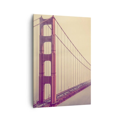 Canvastavla - Bild på duk - Mellan himlen och jorden - 70x100 cm