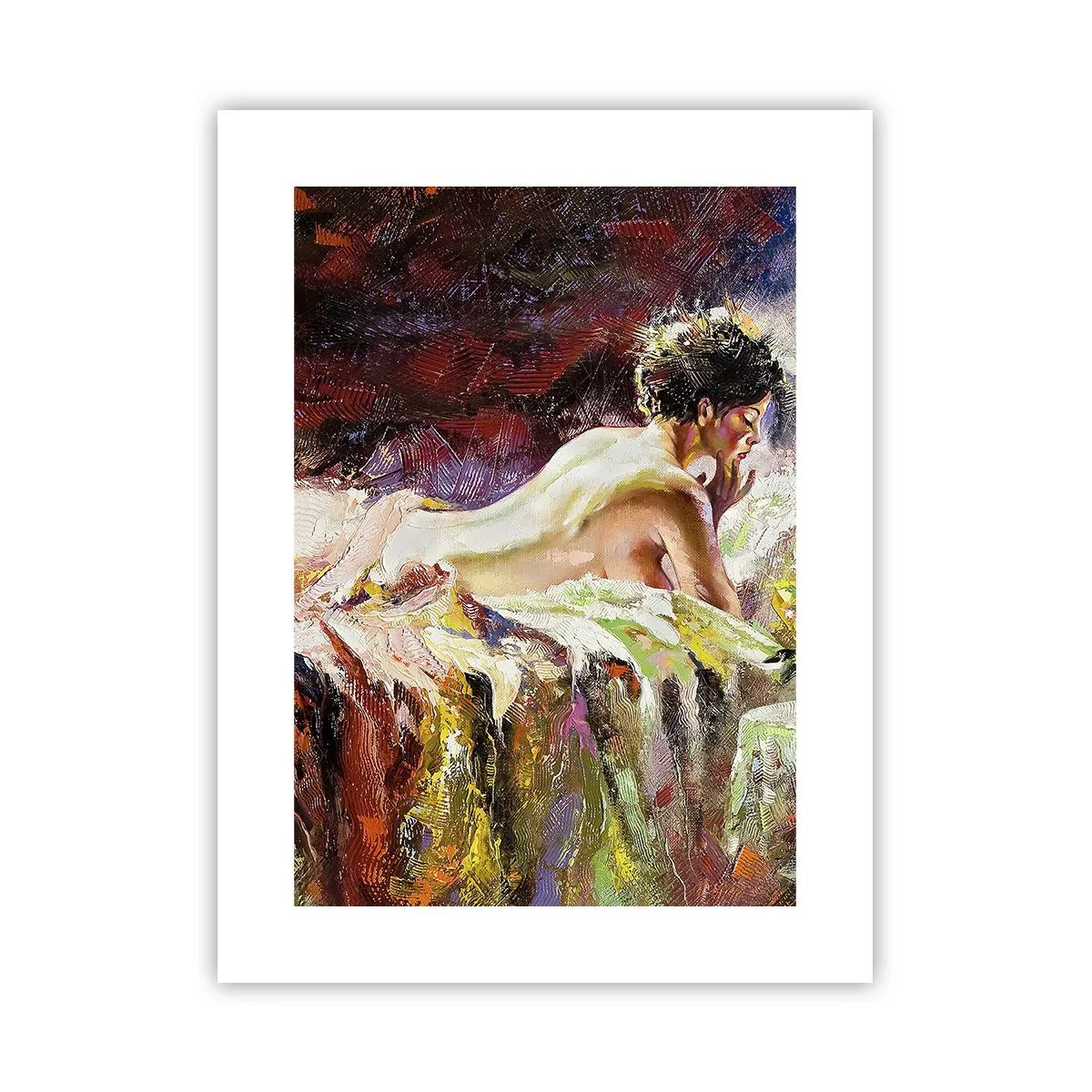 Affisch - Venus försänkt i sina tankar - 30x40 cm